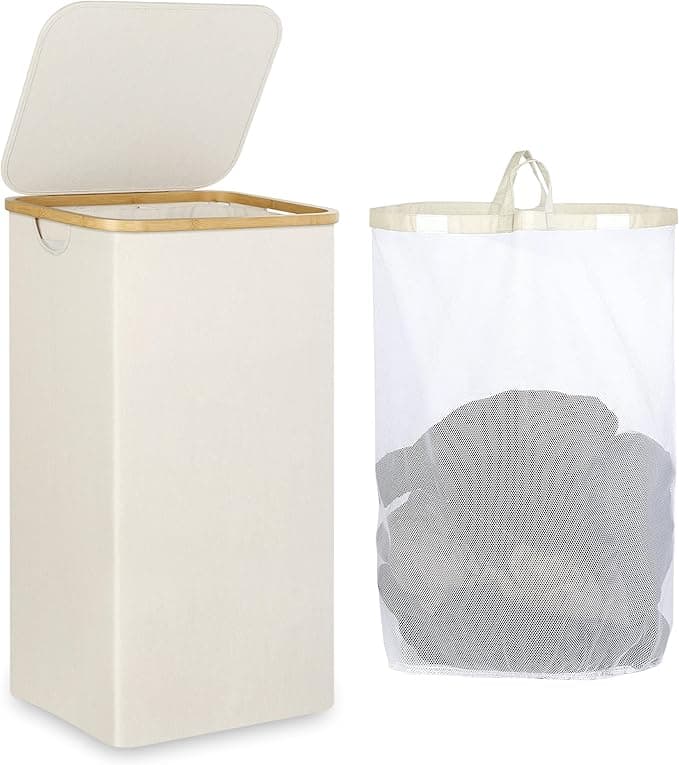 Laundry Hamper Lid Freestanding Collapsible